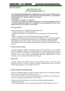 CIRCOLO ANSPI &ndash; C.O.P. AGUGLIANO Associazione Sportiva