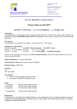 Torneo Open no-Elo 2015
