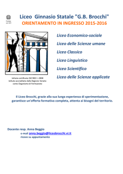 Liceo Ginnasio Statale "G.B. Brocchi"