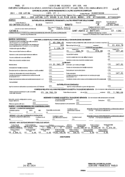 CUD 2013 Dirigente Scolastico