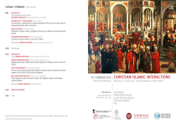 CHRISTIAN-ISLAMIC INTERACTIONS