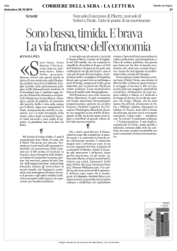 di PAOLA PICA duenne, avverti con queste parole la platea di una