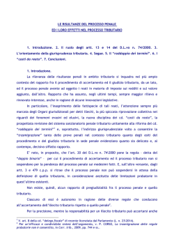 CRISI E PROSPETTIVE DEL PRINCIPIO DEL &ldquo;DOPPIO BINARIO