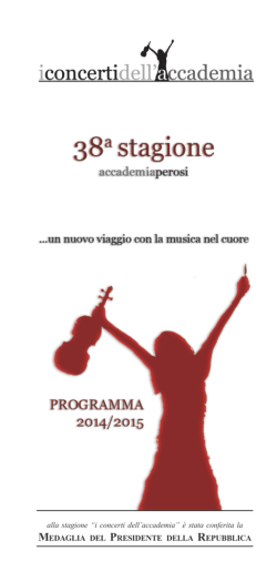 programma - Arti Sceniche