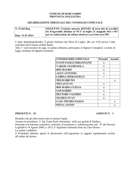deliberazione 33/2014 - comune di bari sardo sito istituzionale