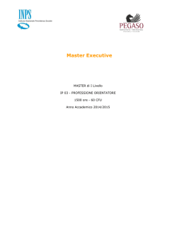 Allegato Bando ele/med/sup - Universit&agrave; Telematica Pegaso