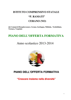 Anno scolastico 2013-2014 - home - [istituto comprensivo p. ramati]