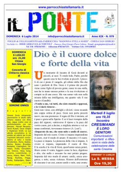 6 Luglio 2014 - Parrocchia Stella Maris