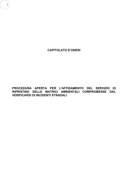 Capitolato - Comune di Francavilla Fontana
