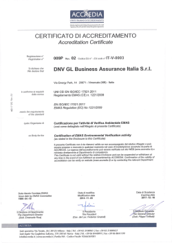Certificato EMAS - Accredia (pdf)