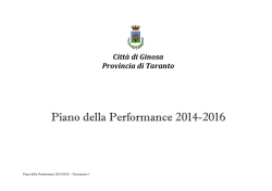 Piano della Performance