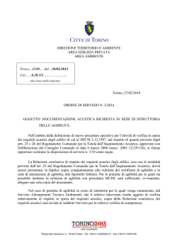 DIREZIONE TERRITORIO E AMBIENTE AREA