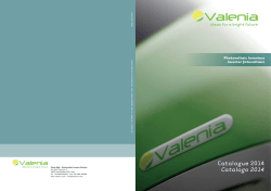 Catalogue 2014 Catalogo 2014