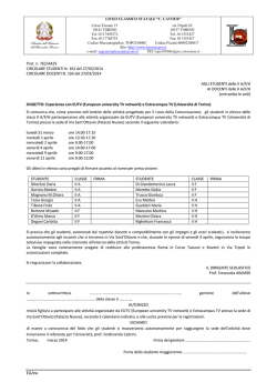 Esperienza con EUTV e Extracampus