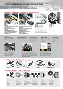 Balancer upgrades / Accessori di completamento