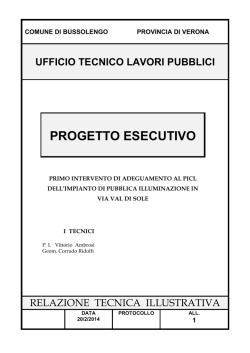 01 RELAZIONE tecnica illustrativa