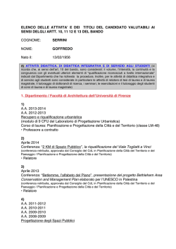 Elenco - Universit&agrave; degli Studi di Napoli Federico II