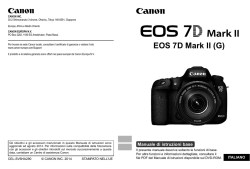 7D Mark II Manuale di Istruzioni