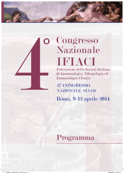 Programma WEB - Centercongressi