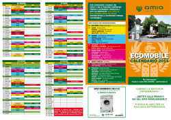 Calendario Ecomobile 2015