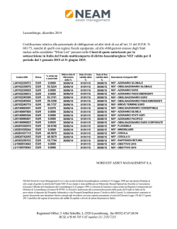 Comunicazione Classe R