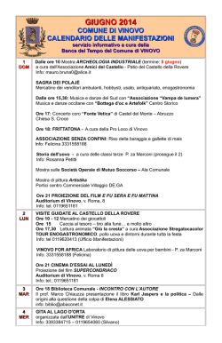 GIUGNO 2014 - BdT Vinovo