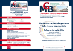 Endoscopia - Dipartimento di Scienze mediche e chirurgiche