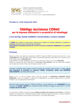 CRC 08_2014 Adempimenti CONAI
