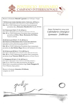 Calendario Liturgico Novembre