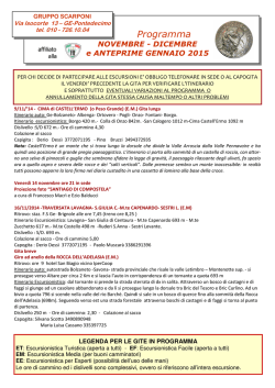 PROGRAMMA NOVEMBRE DICEMBRE 14.pub