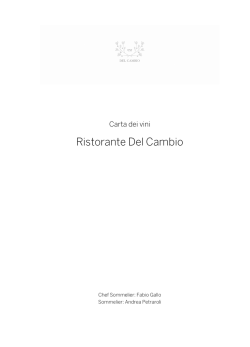 Carta dei vini