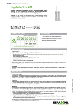 Fugabella&reg; eco aM - the Kerakoll products area