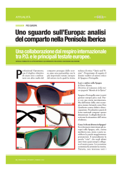 Attualita_Uno sguardo sull Europa_analisi del comparto nella