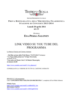 Link video e descrizione dello spettacolo [pdf]