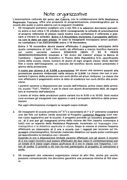 depliant Lanterne Magiche