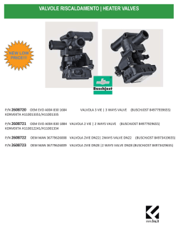 P/N 2608720 OEM EVO A004 830 1684 VALVOLA 3 VIE | 3 WAYS