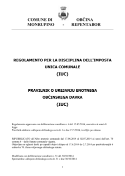 REGOLAMENTO IUC MONRUPINO