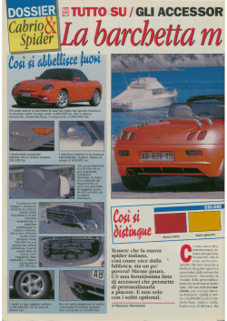 Fiat Barchetta - speciali acessori
