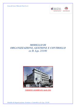 Applicazione del D.LGS 231 - Health Care Italia