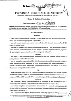 D.D. 865 N 755 - Provincia Regionale di Messina