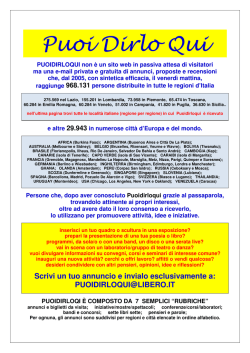 Puoi Dirlo Qui - Easy News Press Agency