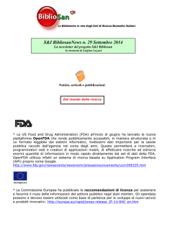 n. 29 Settembre 2014