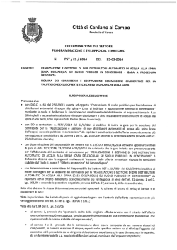 Citt&agrave; di Cardano al Campo - Comune di Cardano al Campo