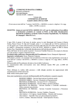Verbale III CdS_ISA - Comune di Bastia Umbra