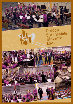foglio notizie 2015! - Gruppo Strumentale Giovanile di Lavis