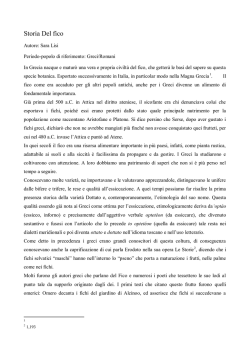 Storia Del fico-Greci-Romani - Atelier dei Paesaggi Mediterranei
