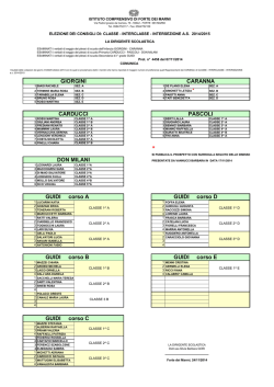 GUIDI corso B GUIDI corso E - Istituto Comprensivo Forte dei Marmi