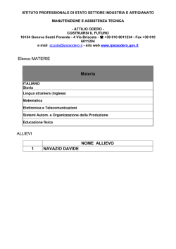 programmi TEL - IPSIA Odero