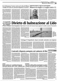 Task force della polizia municipale in azione «armata