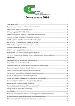 News marzo 2014